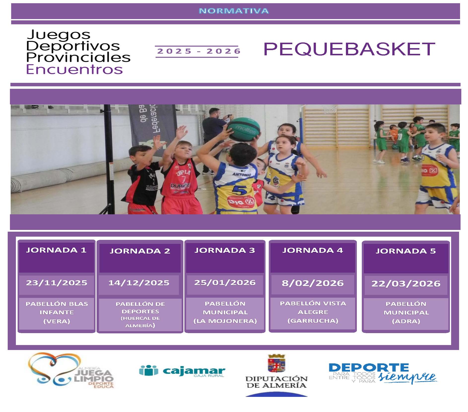 Encuentros Educativos de Promoción de Peque-basket. Garrcuha 08-02-26
